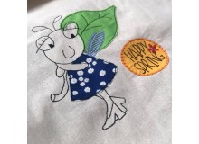 Stickdatei - Lily's Happy Spring Blatt